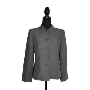 Josephine Chaus Women’s Gray Blazer, Size 8, Pre-owned